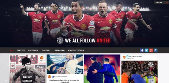 Manchester United Social Media Hub