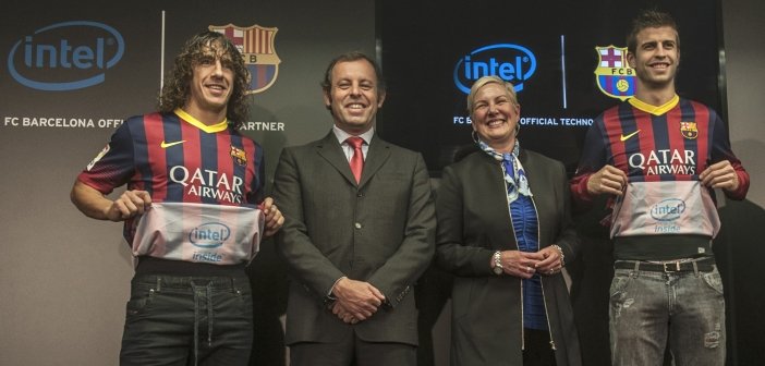 Intel inside partners with FC Barcelona